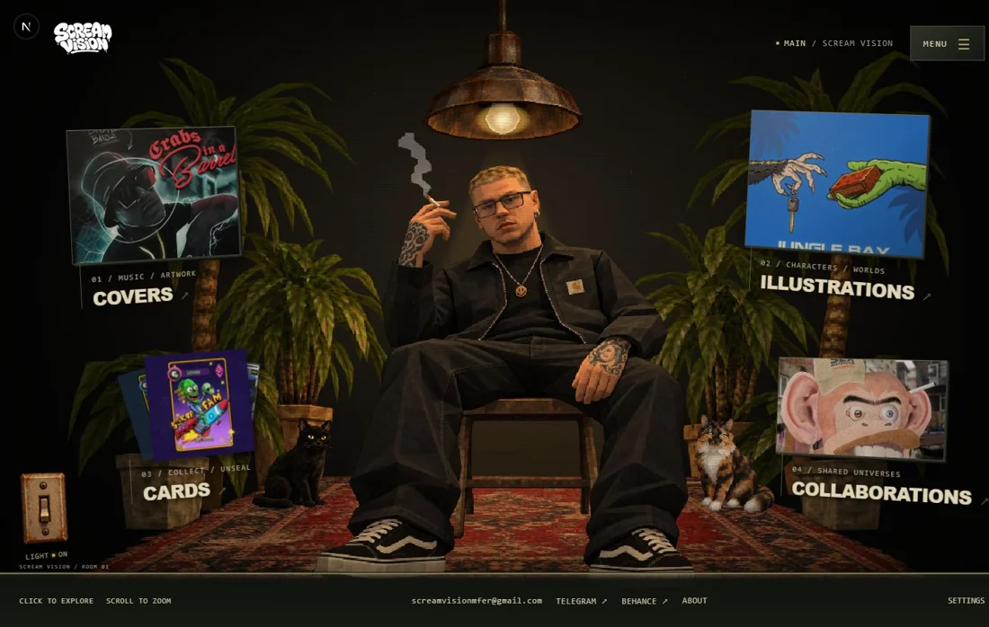 The room section preview